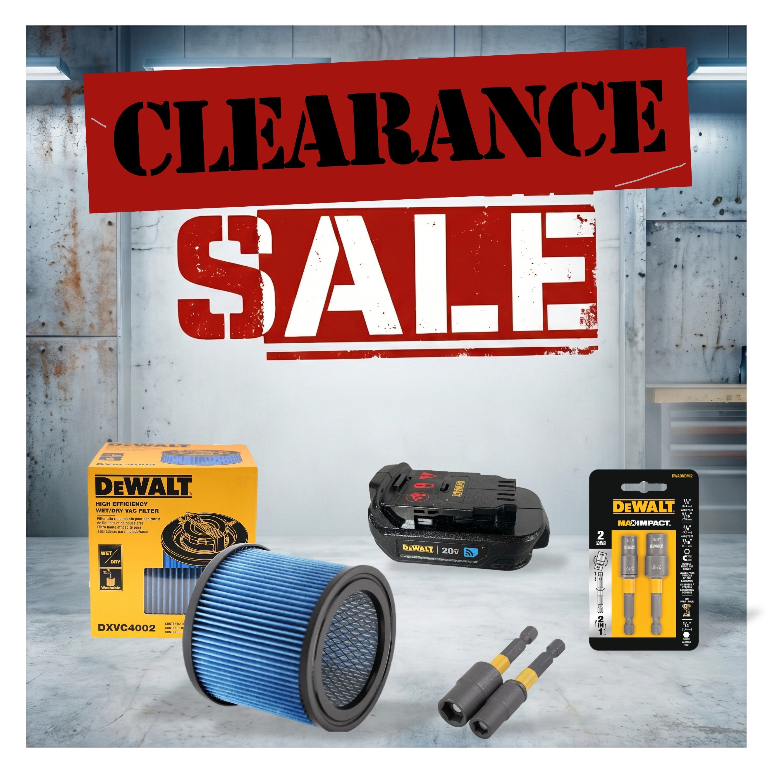 CLEARANCE and OVERSTOCK