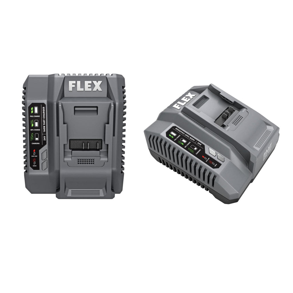 FLEX 24V 1/2-In. 2-Speed Hammer Drill With Turbo Mode Kit, (2 Batteries and a charger Included) FX1271T-2B