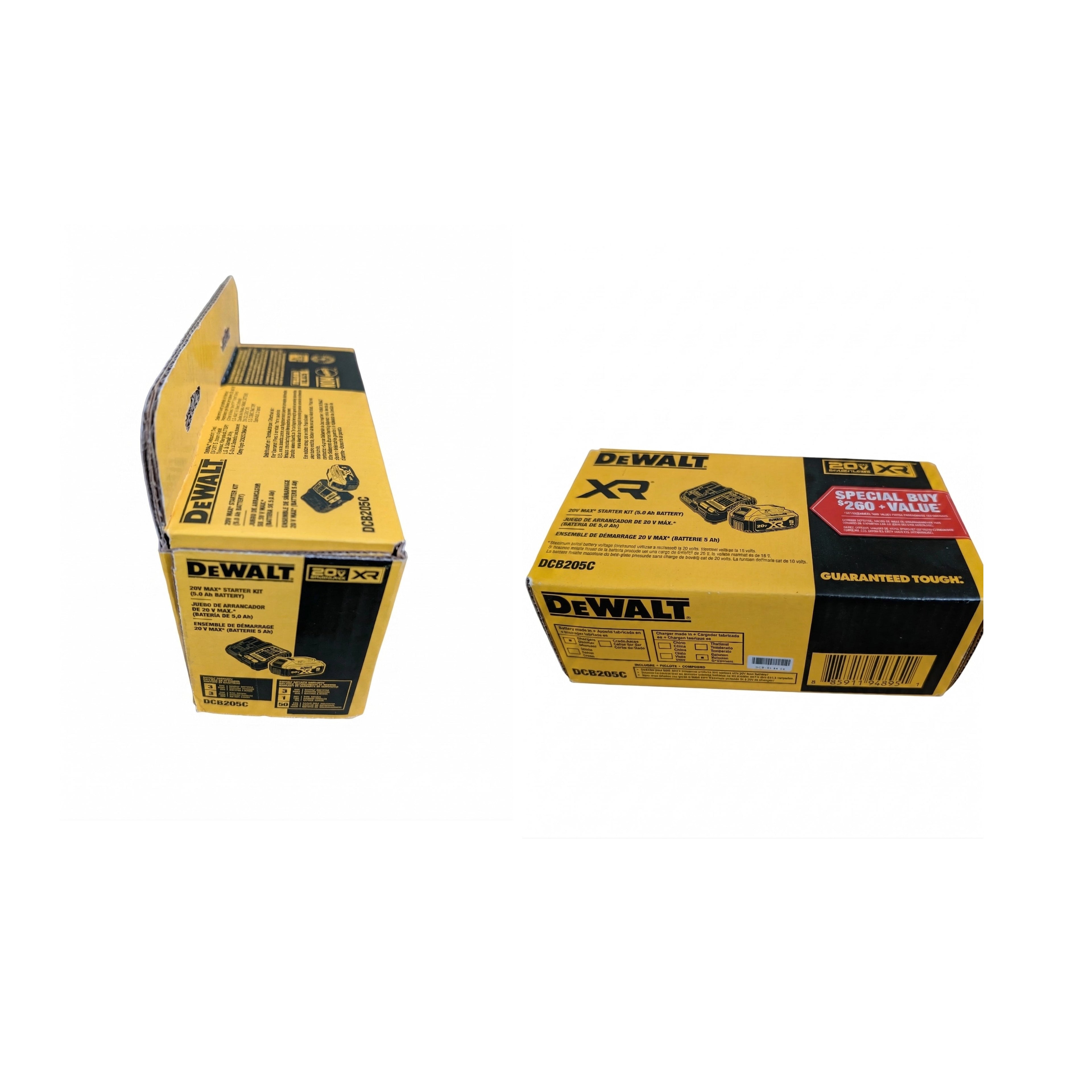 DEWALT 20V MAX 5 Ah Lithium-Ion Battery and Charger Starter Kit (1 Kit) DCB205C