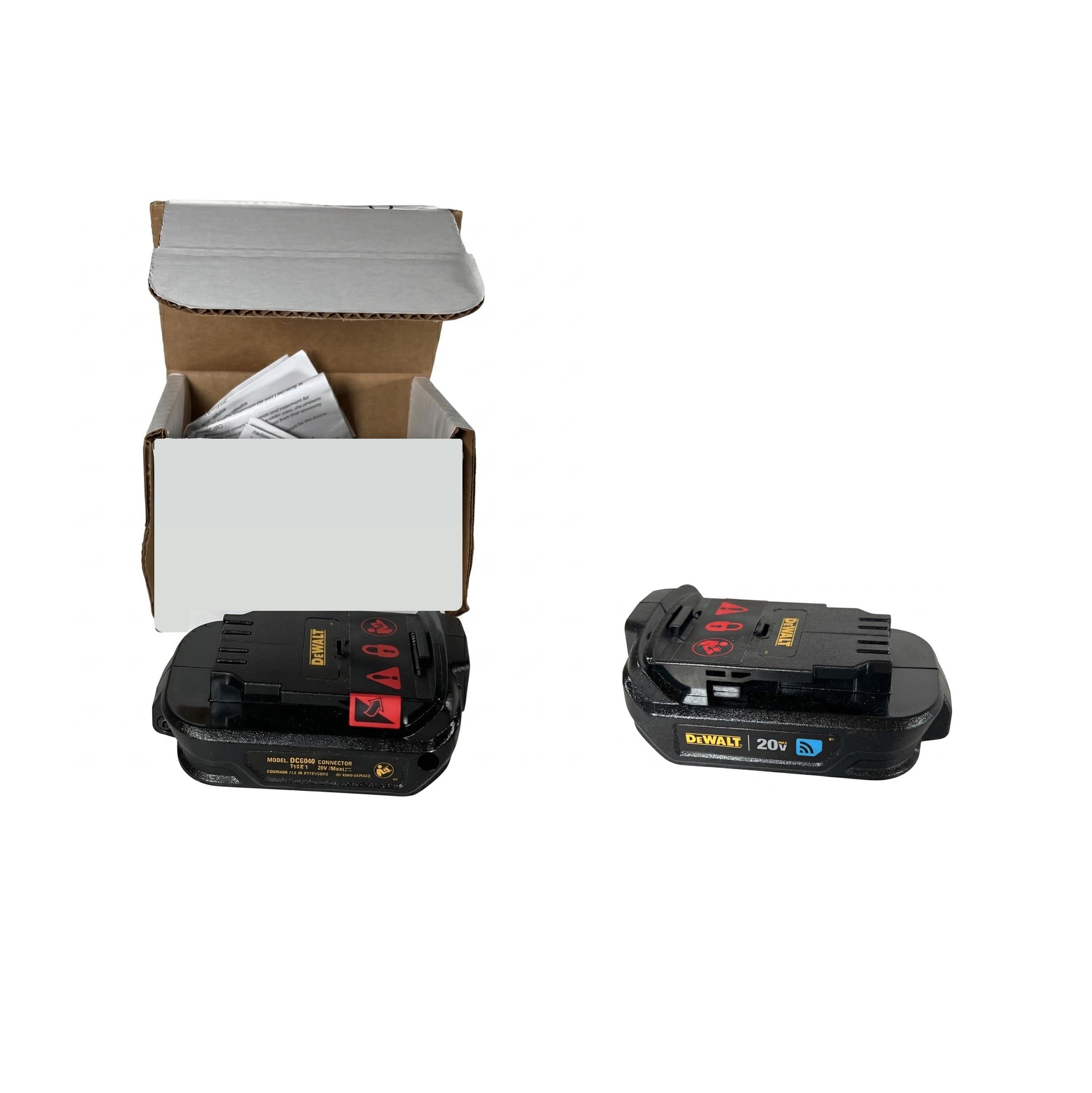 DEWALT Bluetooth Tool Tracker 20V MAX* Connector for Tool Tracking, Finder &Adapter for Battery, DCE040